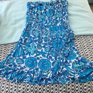 Lilly Pulitzer Flor Strapless Dress